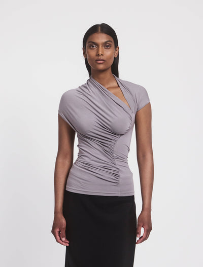 Scarab Micromodal Cut Out Top in Dusk