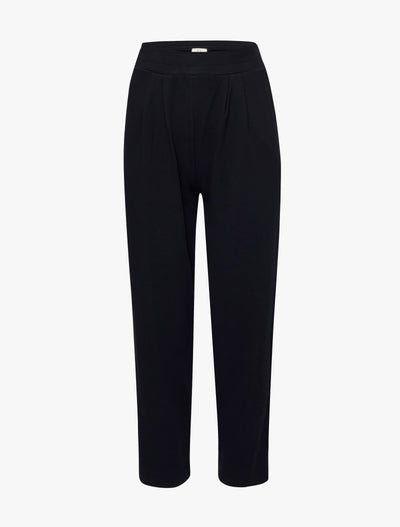 Flax Jersey Travel Pant in Black