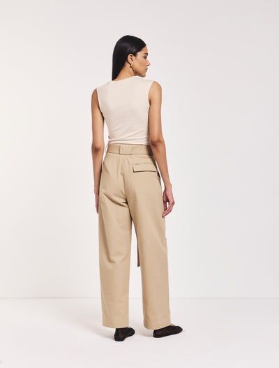 Tino Cargo Pant in Taupe