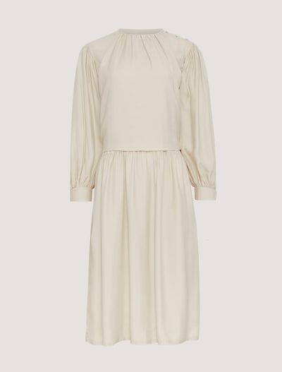 Romulus Dress in Tahini
