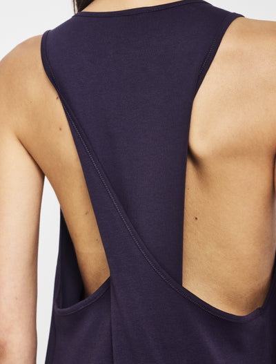 Siq Dress in Aubergine