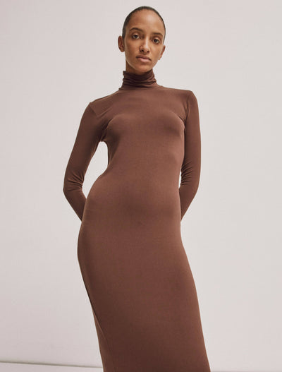 Cruz Dress In Chestnut