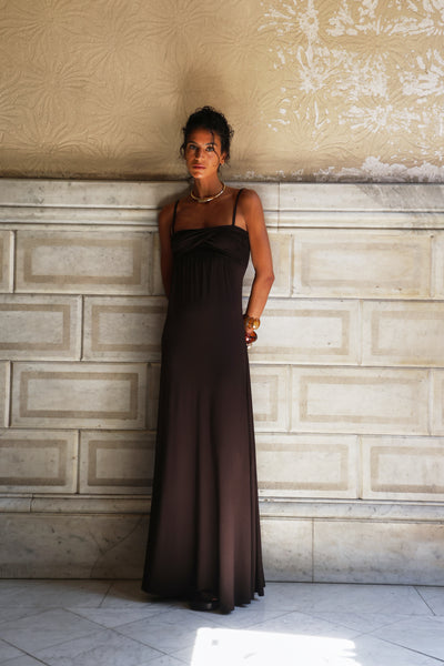 Kenzel Dress In Bitter Chocolate