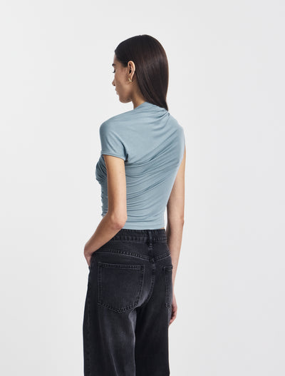 Skylar Top in Powder Blue