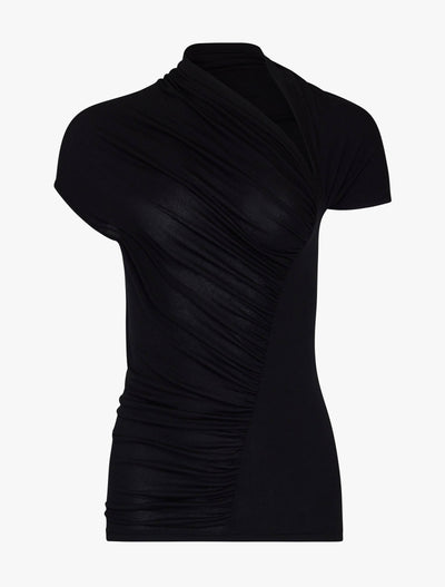 Scarab Micromodal Cut Out Top in Black