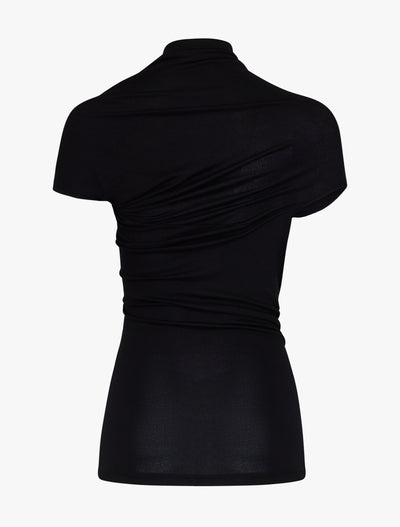 Scarab Micromodal Cut Out Top in Black