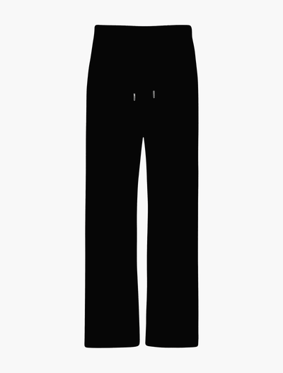 Straight Leg Sweatpant in Black