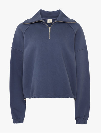 Classic Half Zip Sweatshirt in Summer Navy
