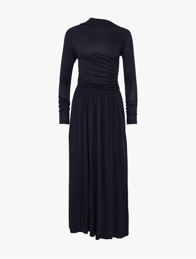 Romy Dress in Darkest Navy