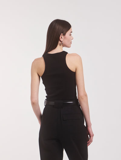 Super Compact Rib Tank in Black