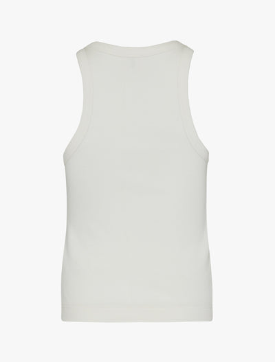 Super Compact Rib Tank in Chalk White