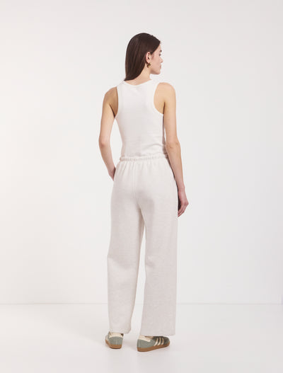 Classic Lounge Sweatpant in Oatmeal Marl