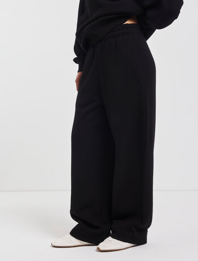 Ellery Barrel Leg Sweatpant in Black
