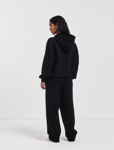 Ellery Barrel Leg Sweatpant in Black