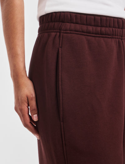 Ellery Barrel Leg Sweatpant in Bordeaux