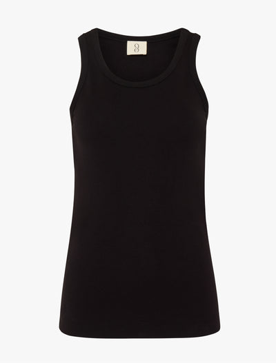 Regular Fit Tank in Black
