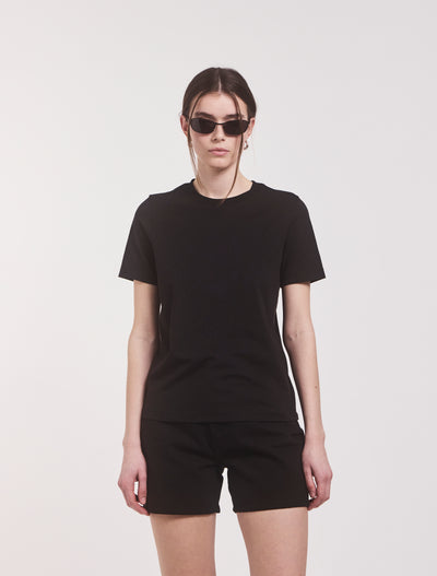 Classic Lightweight Cotton T-shirt in Black