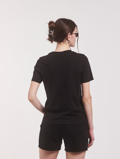 Classic Lightweight Cotton T-shirt in Black