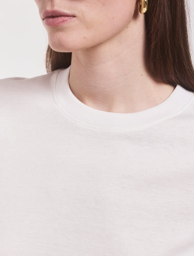 Classic Lightweight Cotton T-shirt in White