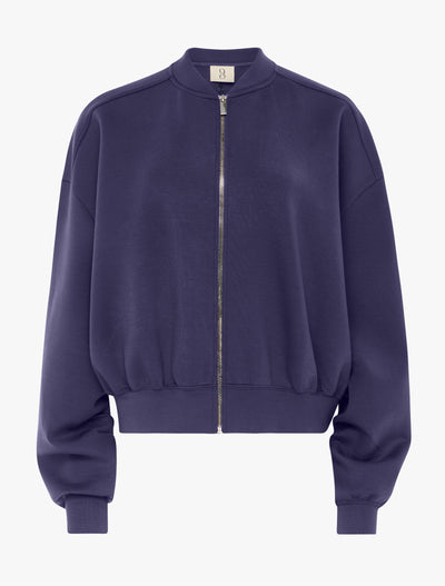 Classic Lounge Zip Jacket in Summer Navy