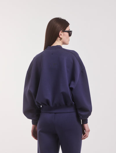Classic Lounge Zip Jacket in Summer Navy