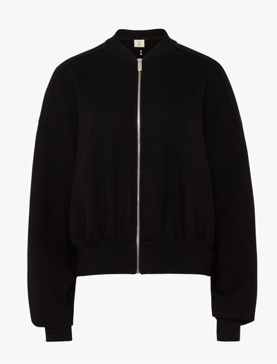 Classic Lounge Zip Jacket in Black