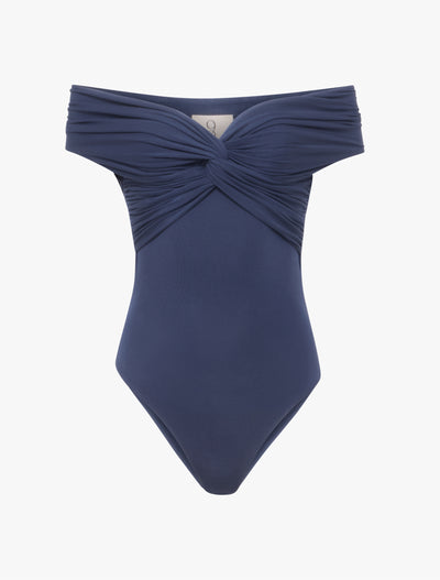 Laila Twist Front Bodysuit in Nightime