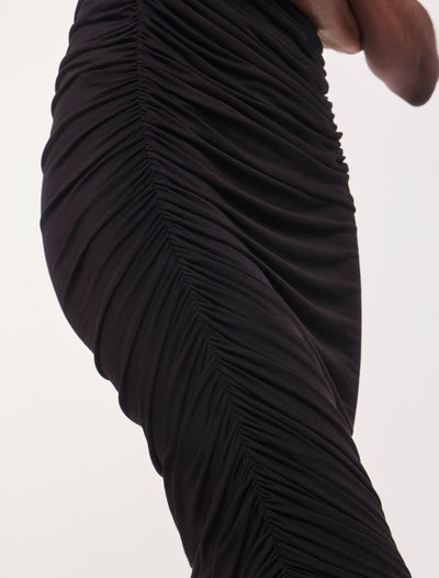 Aysm Midi Dress in Black