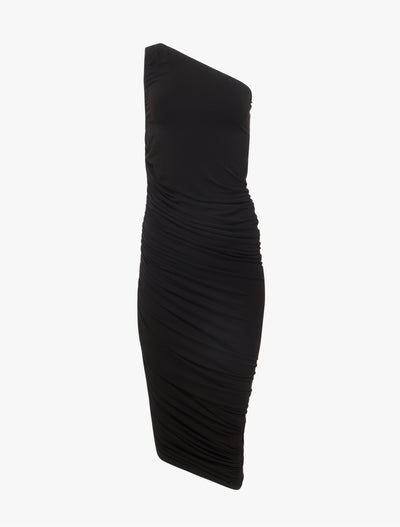 Aysm Midi Dress in Black