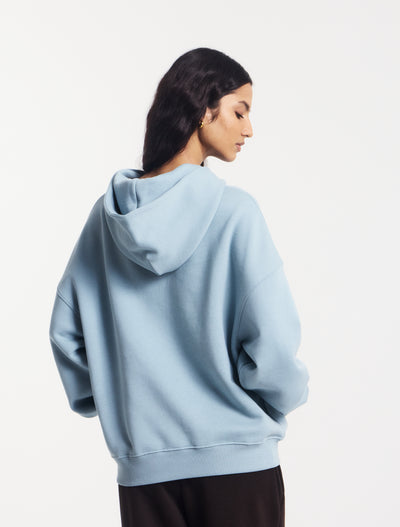 Oversized Hoodie in Powder Blue