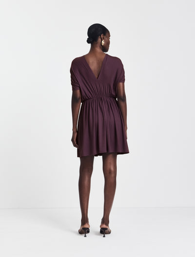 Bythos Reversible Dress in Merlot