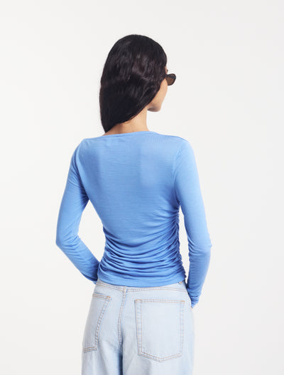 Parker Aysm LS Top in Cornflower