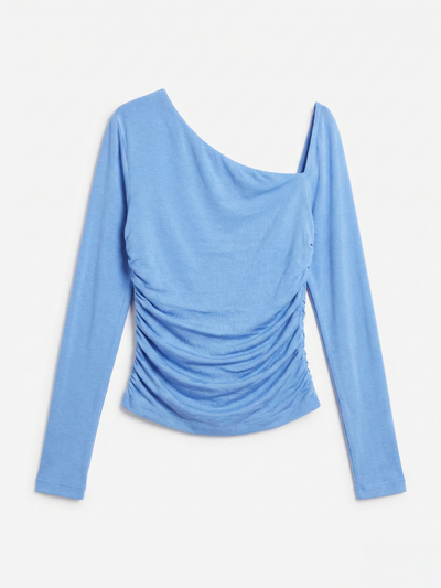 Parker Asymmetrical Top in Cornflower