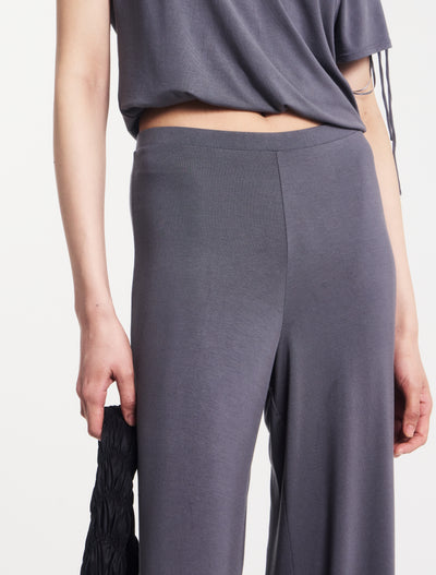 Clover Wide Leg Bottom in Magnet