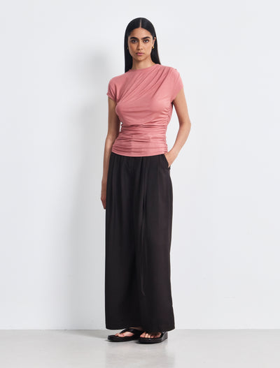 Jamie Drape Top In Melon