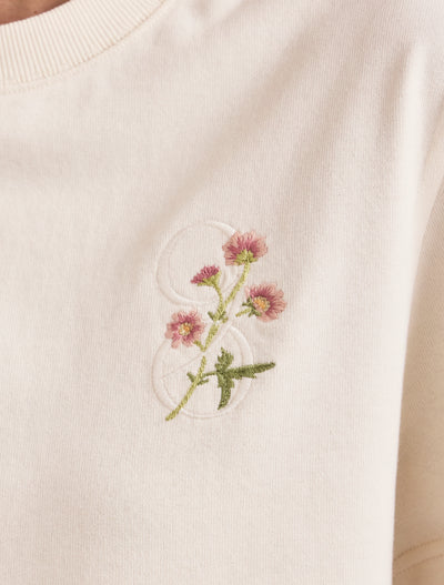 Earth Day T-Shirt in Cream