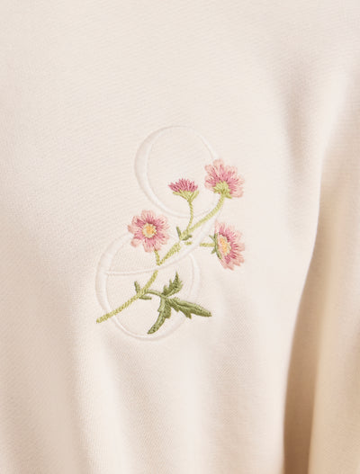 Earth Day Sweatshirt in Cream