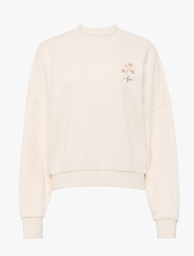 Earth Day Sweatshirt in Cream