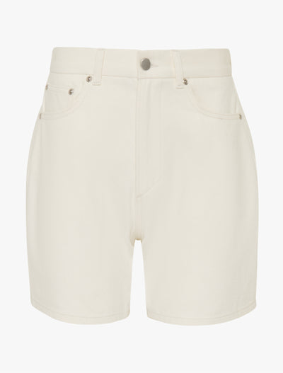 Organic Cotton Shorts in Off White