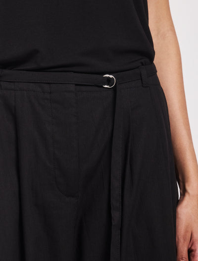 Evie Wide Leg Trouser in Black