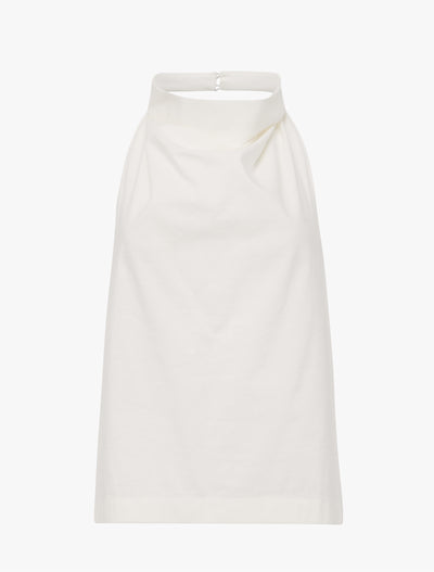 Avery Scarf Top in Off White