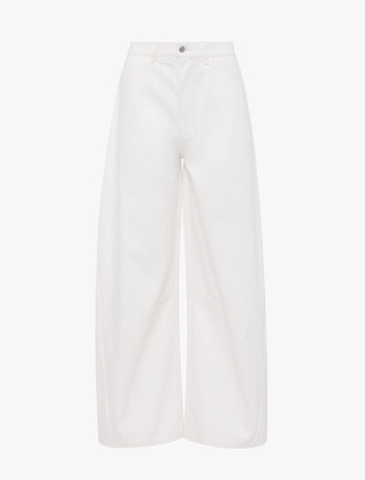 Sofia Barrel Leg Jean in Chalk