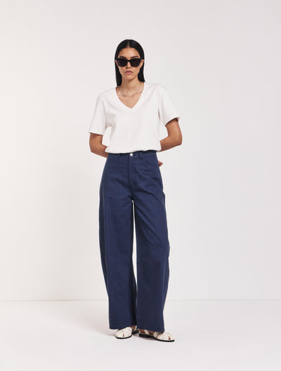 Sofia Barrel Leg Jean in Nightime