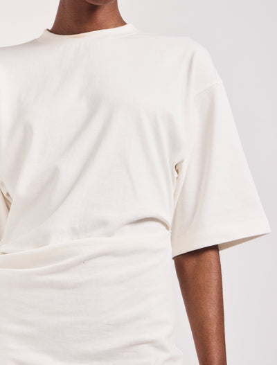 Raya T-Shirt Dress In Off White