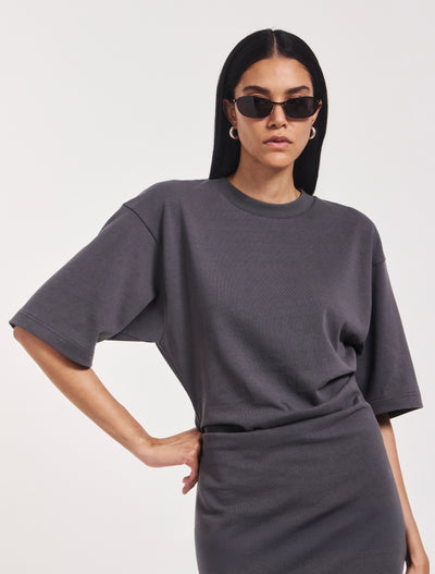 Raya T-Shirt Dress In Magnet