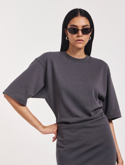 Raya T-Shirt Dress In Magnet