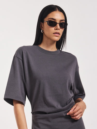 Raya T-Shirt Dress In Magnet