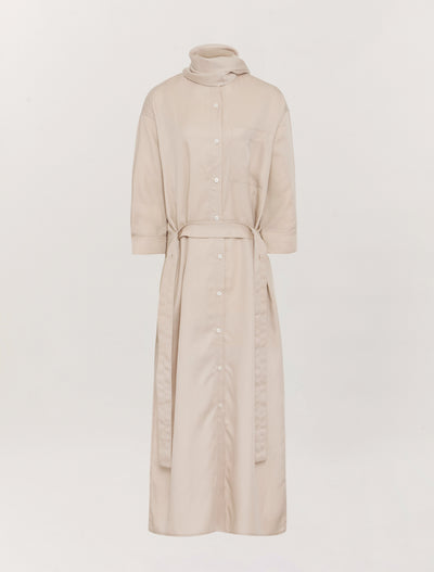 Argyl Dress in Enoki Mushroom