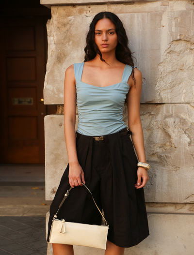 Aki Cami Top In Powder Blue