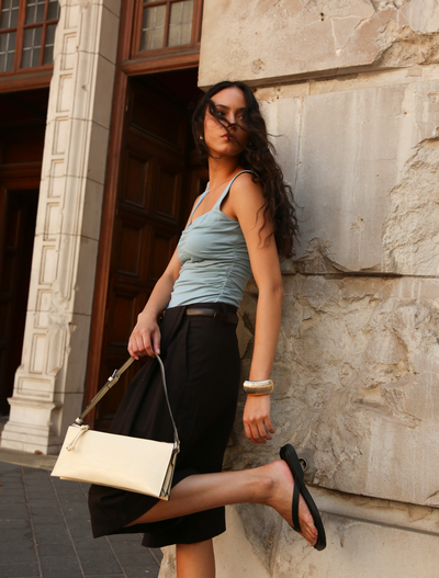 Aki Cami Top In Powder Blue